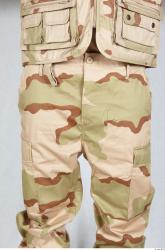 Thigh Man White Army Trousers Athletic