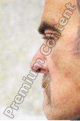 Nose Head Man Casual Average Overweight Bearded Street photo references