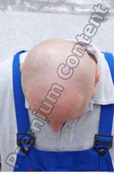Head Man White Overweight Bald