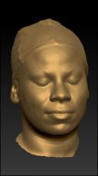 Svatava head 3D scan