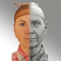 3D head scan of neutral emotion - Iveta