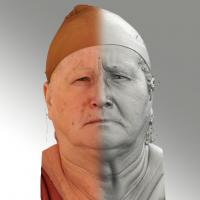 3D head scan of angry emotion - Lada