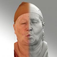 3D head scan of O phoneme - Lada