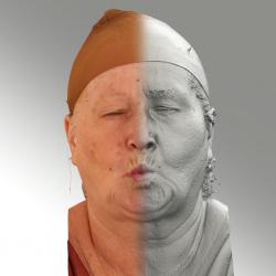 3D head scan of emotions and phonemes - Lada
