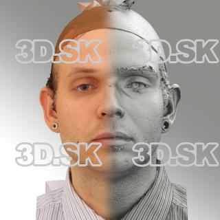 3D head scan of neutral emotion - Martin