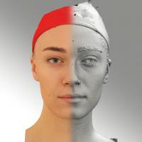3D head scan of neutral emotion - Dina