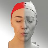 3D head scan of O phoneme - Dina