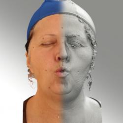 Head Phonemes Woman White 3D Phonemes And Emotions