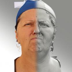 3D head scan of emotions and phonemes - Zdenka