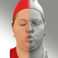 3D head scan of O phoneme - Misa