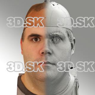 3D head scan of neutral emotion - Martin