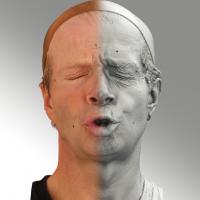 3D head scan of O phoneme - Richard