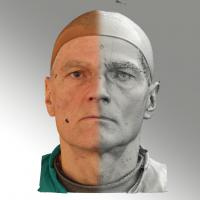 3D head scan of neutral emotion - Zdenek