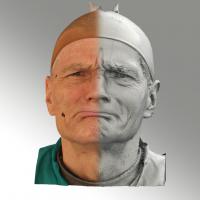 3D head scan of angry emotion - Zdenek