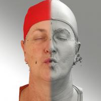 3D head scan of O phoneme - Jana
