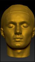Male 3D head scan # 120