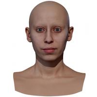 Retopologized 3D Head scan of Mirka