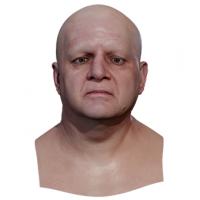 Retopologized 3D Head scan of Hanzal