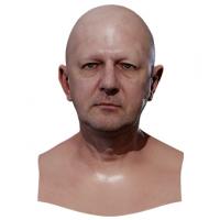 Retopologized 3D Head scan of Anton