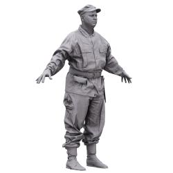 Army Uniform WWII Base Body Scan