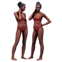 Cleaned 3D scan Adelle Sabelle Underwear Standing