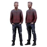Cleaned 3D scan Lutro Casual Standing 03