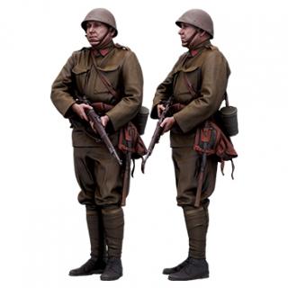 Cleaned 3D scan Petr Herman Army Czechoslovak Standing