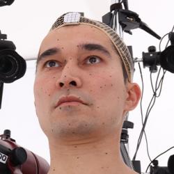 Retopologized 3D Head scan of Hatsu Tanzan Source Images