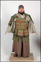  Photos Medieval Samurai in cloth armor 1 