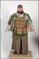  Photos Medieval Samurai in cloth armor 1 