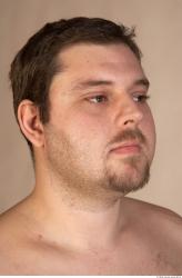Man White Overweight Groom Photo References