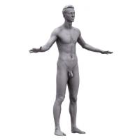 Base Scan Moric's Nude Body