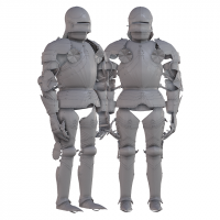 Cleaned 3D scan Medieval Armor