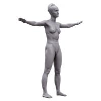 Base Scan Jana's Nude Body