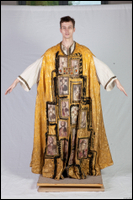  Photos Medieval Monk in yellow suit 1 