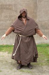  Photos Medieval Monk in brown suit 1 