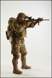  Luis Donovan Soldier Aiming Gun Pose 2 