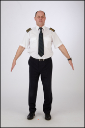  Jake Perry Pilot in Summer Uniform Pose A 