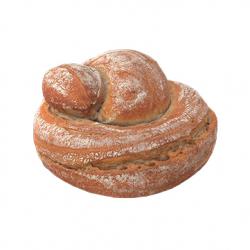Food Bread round 3D Scan