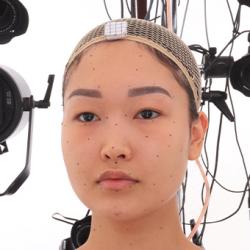 Retopologized 3D Head scan of Artemis Cibero Source Images